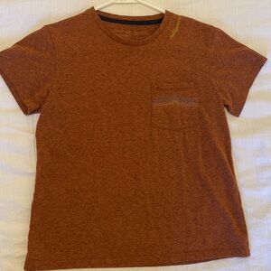 Rust Orange Patagonia T-Shirt with Pocket